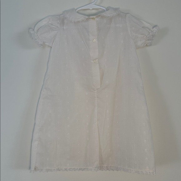 Vintage Embroidered Baby Eyelet Dress - Picture 5 of 9